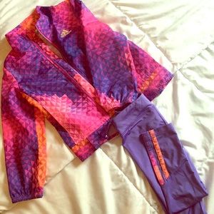 Adidas 2 piece toddler suit for girls